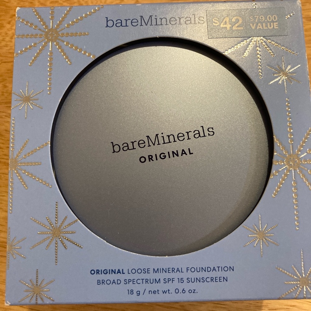 bareMinerals Original Loose Mineral Foundation - Silver Packaging